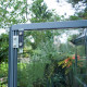 Invernadero de jardín de aluminio y policarbonato Oasis™ Silver de 4,6 m² – Palram