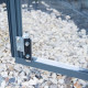 Invernadero de jardín de aluminio y policarbonato Oasis™ Silver de 4,6 m² – Palram