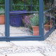 Invernadero de jardín de aluminio y policarbonato Oasis™ Silver de 4,6 m² – Palram