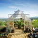 Invernadero Balance™ 14,7m² estructura plateada y paneles híbridos - Canopia by Palram