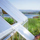 Invernadero Balance™ 14,7m² estructura plateada y paneles híbridos - Canopia by Palram