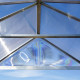 Invernadero Balance™ 22m² estructura plateada y paneles híbridos - Canopia by Palram