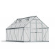 Invernadero de jardín de aluminio y policarbonato 11,8 m² Essence™ Silver - Canopia by Palram