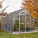 Invernadero de jardín de aluminio y policarbonato 11,8 m² Essence™ Silver - Canopia by Palram