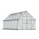 Invernadero de jardín de aluminio y policarbonato 14,7 m² Essence™ Plata - Canopia by Palram