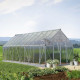 Invernadero de jardín de aluminio y policarbonato 14,7 m² Essence™ Plata - Canopia by Palram