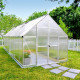Invernadero de jardín de aluminio y policarbonato 14,7 m² Essence™ Plata - Canopia by Palram
