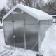 Invernadero de jardín de 3,3m² en aluminio y policarbonato de 6mm Sanus UP! L3 – Gampre