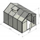 Invernadero de jardín de 3,3m² en aluminio y policarbonato de 6mm Sanus UP! L3 – Gampre