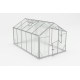 Invernadero de jardín 7,92m² en aluminio y policarbonato 6mm Sanus L3 – Gampre