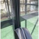 Invernadero adosado 13,71m² LUXE en aluminio antracita y cristal templado de 4 mm - Green Protect
