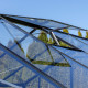 Invernadero de jardín de 4,84m² en aluminio negro y cristal templado Sanus UP! L5 - Gampre