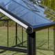 Invernadero de jardín de 7,92m² en aluminio negro y cristal templado Sanus UP! L8 - Gampre