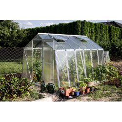 Invernadero de jardín de policarbonato 4mm Hobby H7/3 - 247x300 cm - Limes