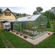 Invernadero de jardín de policarbonato 4mm Hobby H7/6 - 248x595 cm - Limes