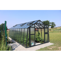 Invernadero de jardín de policarbonato 8mm Primus K6 - 276x605 cm - Limes