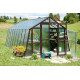 Invernadero de jardín de vidrio difusor 4mm Primus L6 - 303x601 cm - Limes