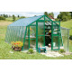 Invernadero de jardín de vidrio difusor 4mm Primus L6 - 303x601 cm - Limes