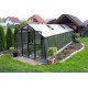 Invernadero de jardín de vidrio difusor 4mm Primus K4,5 - 276x456 cm - Limes