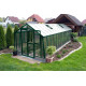 Invernadero de jardín de vidrio difusor 4mm Primus K4,5 - 276x456 cm - Limes