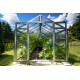 Invernadero de jardín de vidrio difusor 4mm Variant J5 - 249x505 cm - Limes