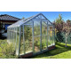 Invernadero de jardín de vidrio difusor 4mm Variant K6 - 276x605 cm - Limes
