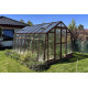 Invernadero de jardín en vidrio difusor de 4 mm Variant K5 Color - 276x505 cm - Limes