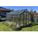 Invernadero de jardín en vidrio difusor de 4 mm Variant K6 Color - 276x605 cm - Limes