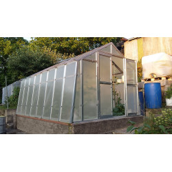 Invernadero de jardín de policarbonato de 8 mm Variant K5 - 276x505 cm - Limes