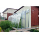 Invernadero de jardín adosado de policarbonato de 8 mm Variant C6 con entrada a la derecha - 152x601 cm - Limes