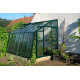 Invernadero de jardín adosado de policarbonato de 8 mm Variant D4,5 con entrada a la derecha Color - 212x452cm - Limes