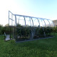 Invernadero de jardín de 12 m² fabricado en acero galvanizado y paneles de policarbonato de 6 mm - Klasika