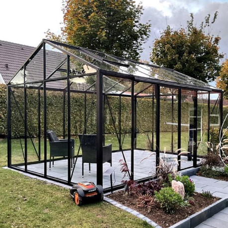 Invernadero de jardín 235x310cm Classic en aluminio y paneles de vidrio templado - BloomCabin