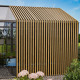 Invernadero de jardín 235x608cm Classic en aluminio, madera y paneles de vidrio templado - BloomCabin