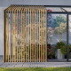 Invernadero adosado 6,04m² - 248cm con paneles de aluminio, madera y vidrio templado - BloomCabin