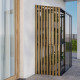 Mini invernadero adosado de 1,4 m² de aluminio, madera y paneles de vidrio templado - BloomCabin