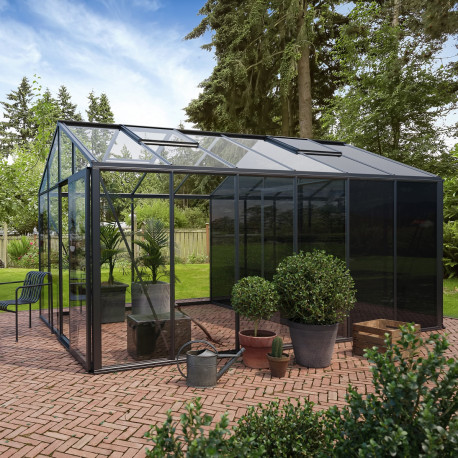Invernadero de jardín 310 x 459 cm Classique con compartimento de almacenamiento de 2 columnas - BloomCabin