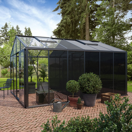 Invernadero de jardín 310 x 459 cm Classique con compartimento de almacenamiento de 3 columnas - BloomCabin