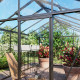 Invernadero de jardín 310 x 459 cm Classique con compartimento de almacenamiento de 3 columnas - BloomCabin