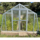 Invernadero de jardín de policarbonato de 8 mm Variant L4,5 - 303x452 cm - Limes