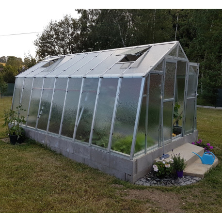 Invernadero de jardín de policarbonato de 8 mm Variant L4,5 - 303x452 cm - Limes