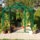 Invernadero de jardín de vidrio difusor de 4mm Variant J5 Color - 249x505 cm - Limes