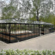 Invernadero de jardín Orangerie 70m² en aluminio y paneles de vidrio templado - BloomCabin