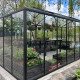 Invernadero de jardín Orangerie 70m² en aluminio y paneles de vidrio templado - BloomCabin