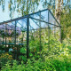 Invernadero de jardín Orangerie 70m² en aluminio y paneles de vidrio templado - BloomCabin