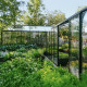 Invernadero de jardín Orangerie 70m² en aluminio y paneles de vidrio templado - BloomCabin