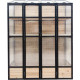 Invernadero de balcón de madera y policarbonato de 3 mm con estantes y techo abatible - Arbour
