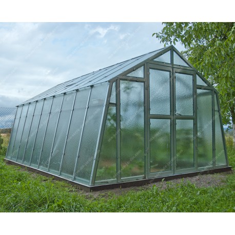 Invernadero de jardín de vidrio difusor 4mm Variant L4,5 - 303x452 cm - Limes