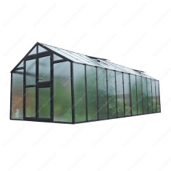 Invernadero de jardín de vidrio difusor 4mm Primus J6 - 249x605 cm - Limes