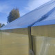 Invernadero de jardín Bernard de 235x800cm de acero galvanizado y paneles de policarbonato de 6mm - Klasika